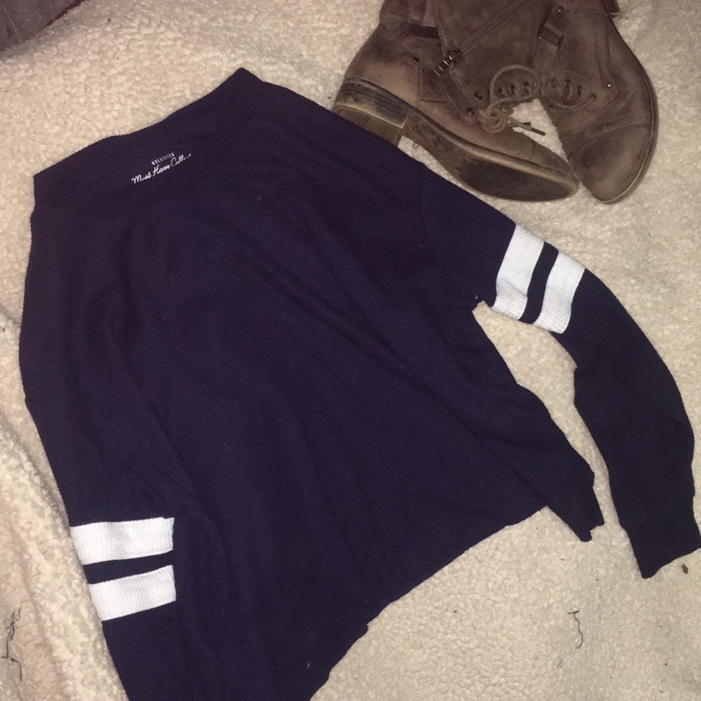 “Over sized “ Hollister waffle shirt